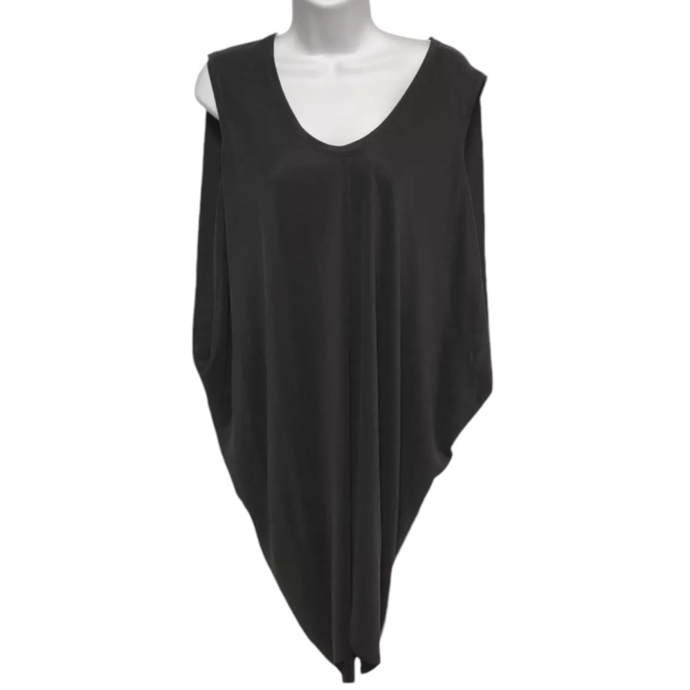 Bcbg Maxazria Women Gray Casual Dress Size Small Oversized Balloon Style